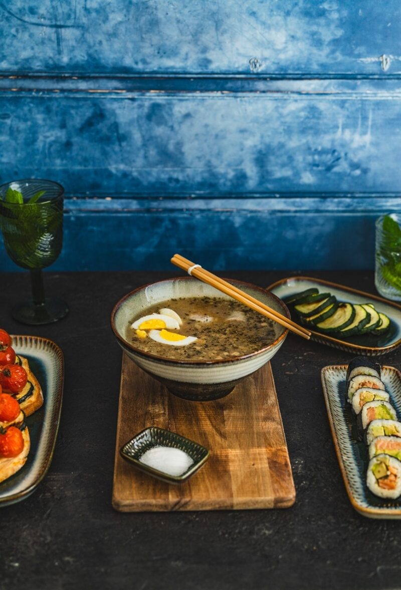 Miska ceramiczna (Ramen) 20 cm Ombres
