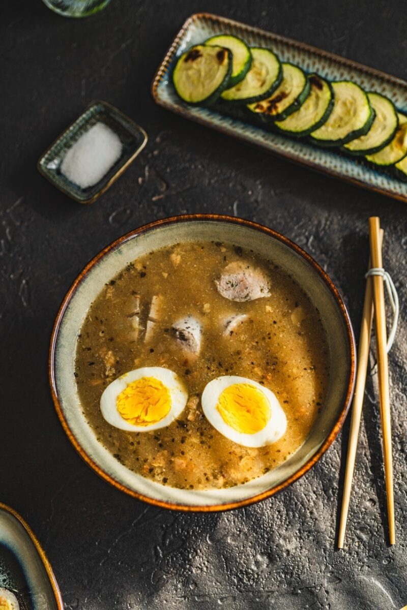 Miska ceramiczna (Ramen) 20 cm Ombres