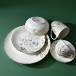 Kubek porcelanowy 300 ml Faccia Verde biały