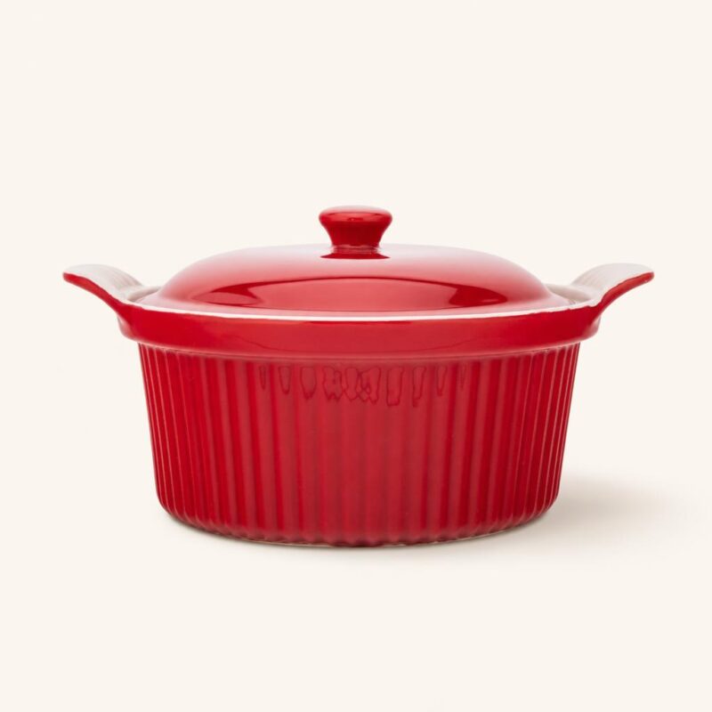Naczynie ceramiczne do zapiekania z pokrywką 27,5 cm Red Chilli