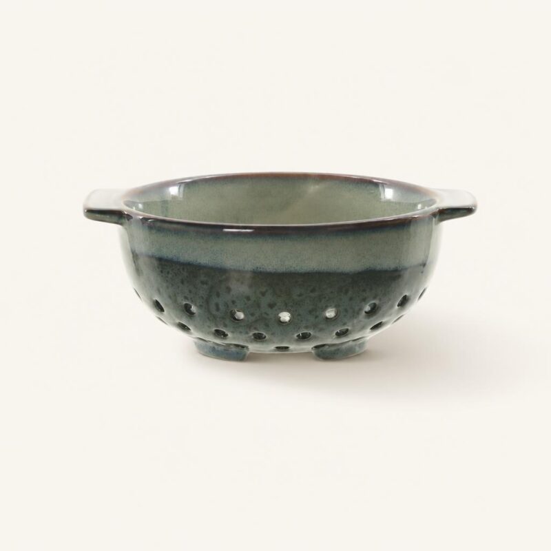 Cedzak ceramiczny 19,5 cm Ombres zielono-granatowy