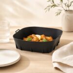 Koszyk silikonowy kwadratowy 20x20 cm do frytkownicy Air Fryer