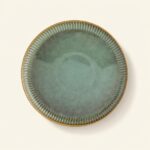 Talerz obiadowy porcelanowy płytki 26 cm Reactive Sage