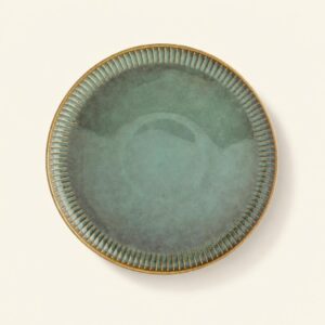 Talerz obiadowy porcelanowy płytki 26 cm Reactive Sage