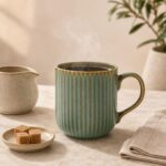 Kubek porcelanowy 400 ml Reactive Sage szałwiowy