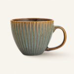Filiżanka porcelanowa 450 ml Reactive Sage szałwiowa