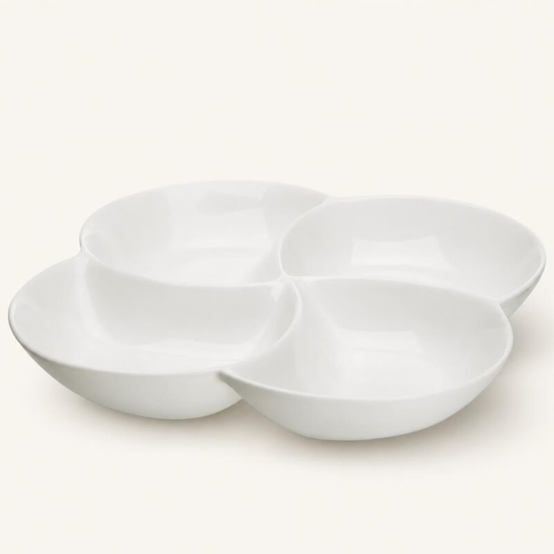Półmisek porcelanowy 26,5 cm kremowy