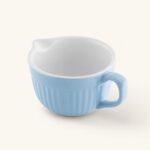Miska ceramiczna z lejkiem 550 ml błękitna