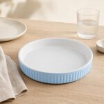 Forma do tarty ceramiczna 24 cm błękitna