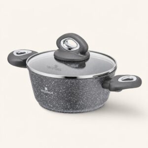 Garnek aluminiowy z pokrywką 1,7 L Rock