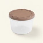 Pojemnik na żywność z zakręcaną pokrywą 0,6 l tworzywo taupe