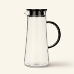 Dzbanek szklany 1,3 L czarny