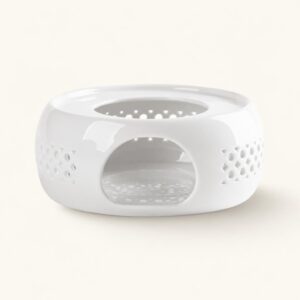 Podgrzewacz ceramiczny 14,5 cm biały