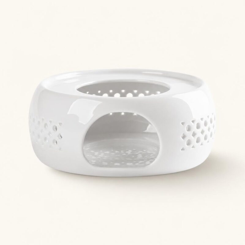 Podgrzewacz ceramiczny 14,5 cm biały