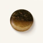 Talerzyk ceramiczny 16 cm brązowo-zielony