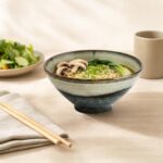 Miska ceramiczna (Ramen) 1 L zielono-szara