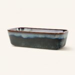 Forma do pieczenia chleba ceramiczna 26 cm zielona