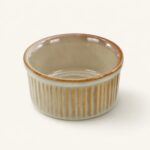 Kokilka ceramiczna 10 cm Ombres brązowa