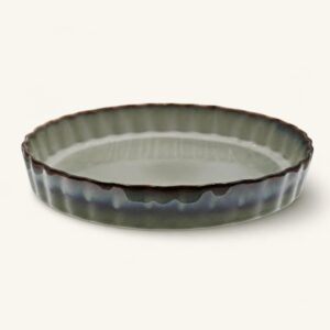 Forma do tarty ceramiczna 26 cm zielona