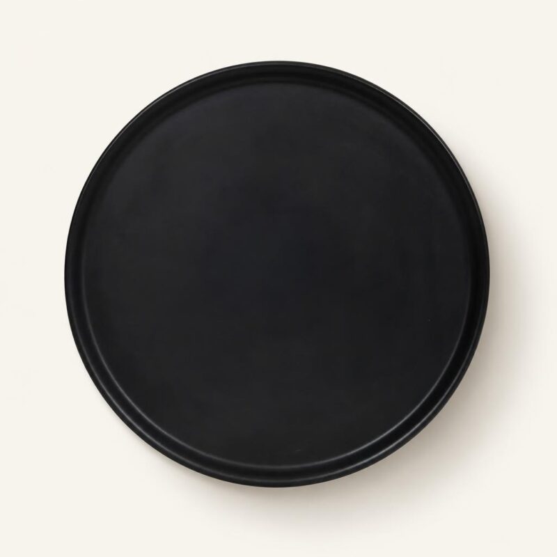 Talerz do pizzy ceramiczny 31,5 cm czarny