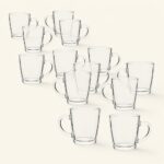 Szklanki z uchem 350 ml 12 szt.