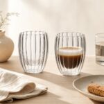 Szklanki z podwójną ścianką do kawy herbaty 300 ml komplet 2