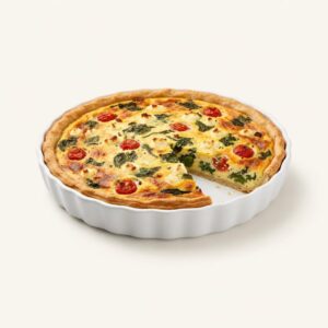 Forma do tarty ceramiczna 26cm biała