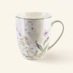 Kubek porcelanowy 300 ml Faccia Verde biały