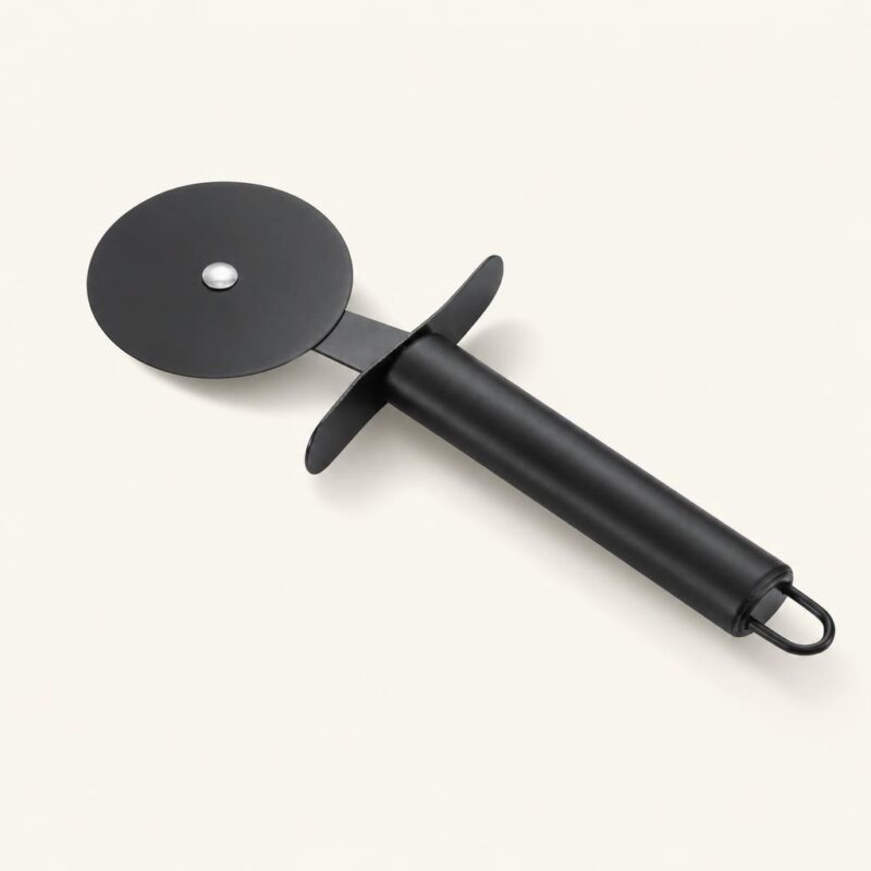 Nóż stalowy do pizzy 20 cm Modern Kitchen czarny